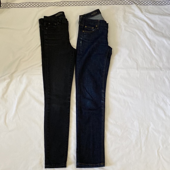 Pair of Jcrew Jeans (Washed black and Navy Blue) - Picture 8 of 9